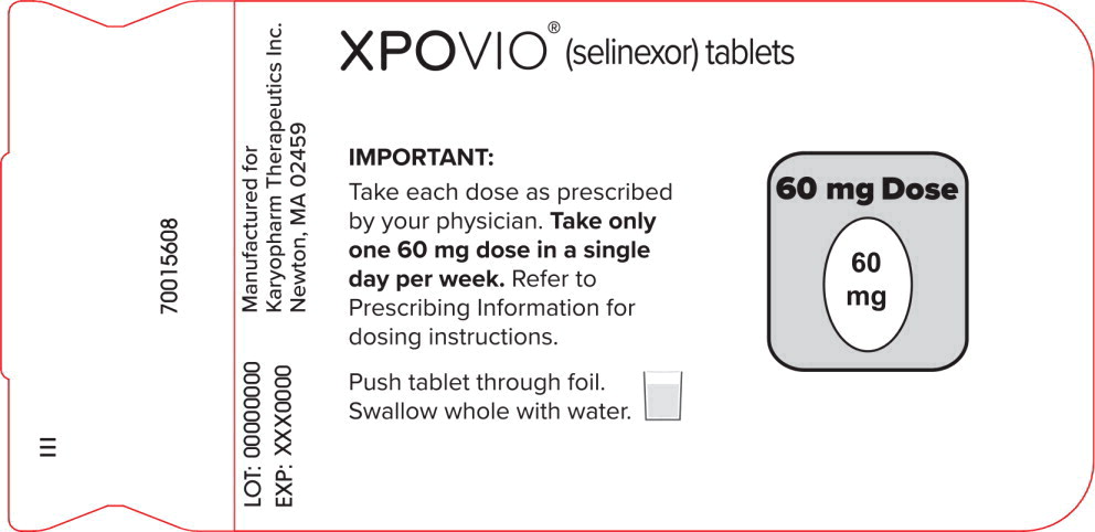 Principal Display Panel – 60 mg (Once Weekly) Blister Pack Label
