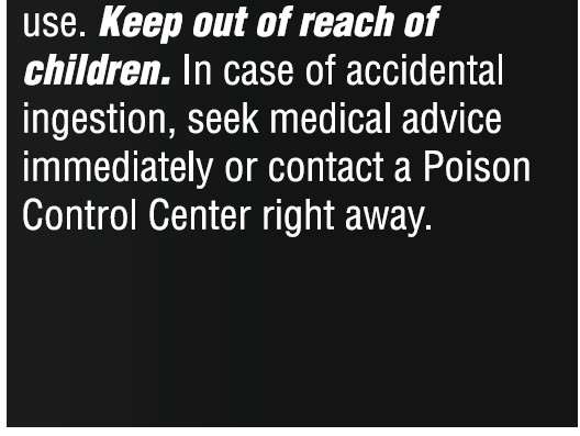 Keep out of reach of children