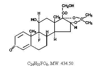 triamcinolone acetonide chemical structure