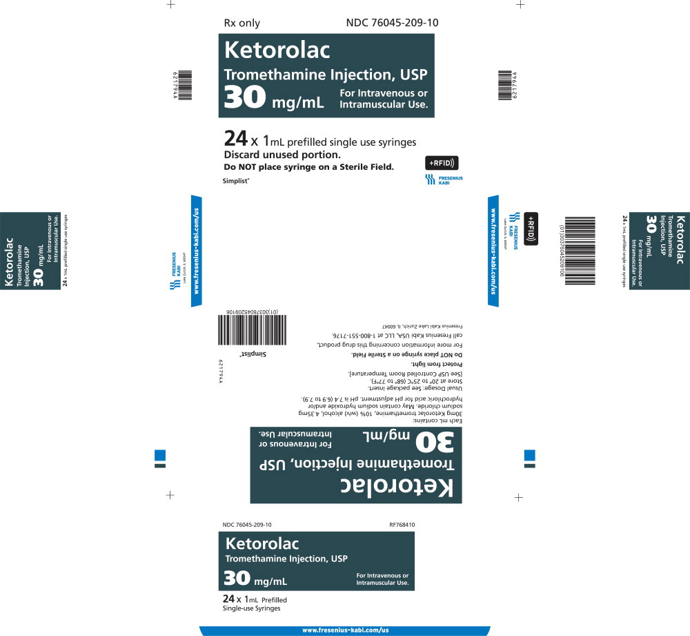 PACKAGE LABEL - PRINCIPAL DISPLAY – Ketorolac Tromethamine 1 mL Carton Panel
