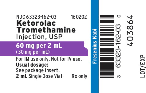 PACKAGE LABEL - PRINCIPAL DISPLAY – Ketorolac Tromethamine 2 mL Single Dose Vial Label
