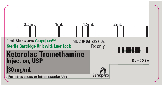 PRINCIPAL DISPLAY PANEL - 30 mg/mL Cartridge Label