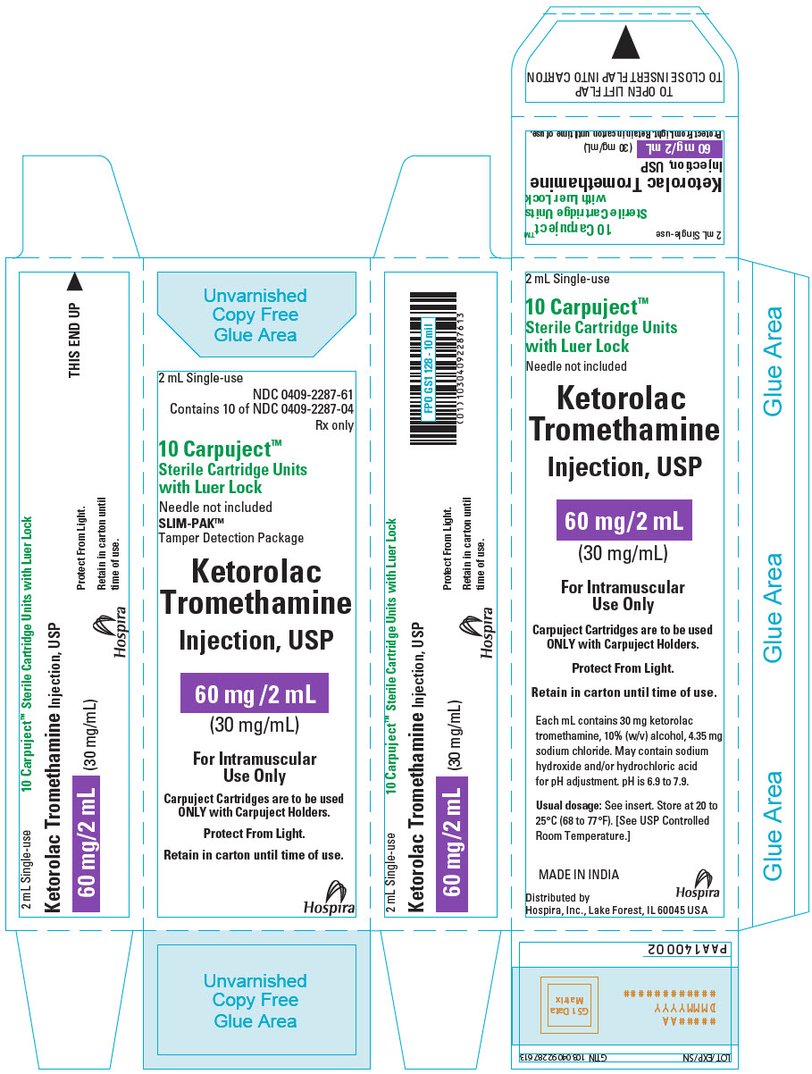PRINCIPAL DISPLAY PANEL - 60 mg/2 mL Cartridge Carton