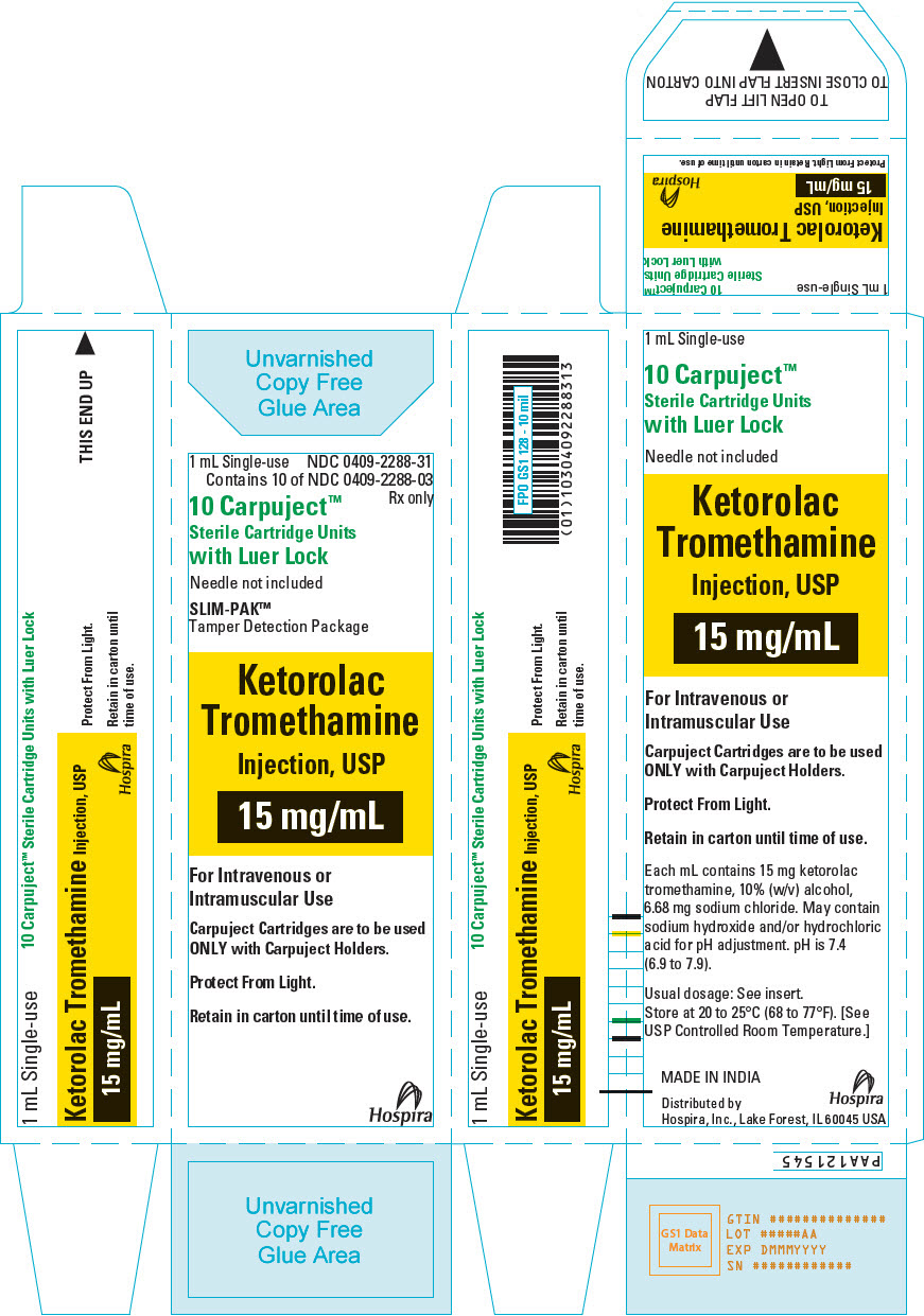 PRINCIPAL DISPLAY PANEL - 15 mg/mL Cartridge Carton