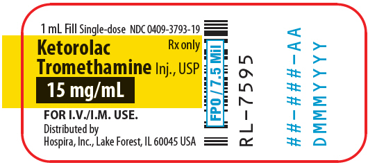 PRINCIPAL DISPLAY PANEL - 15 mg/mL Vial Label