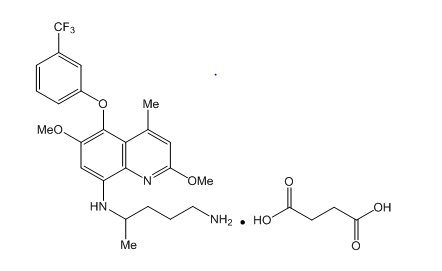 Tafenoquine succinate chemical structure