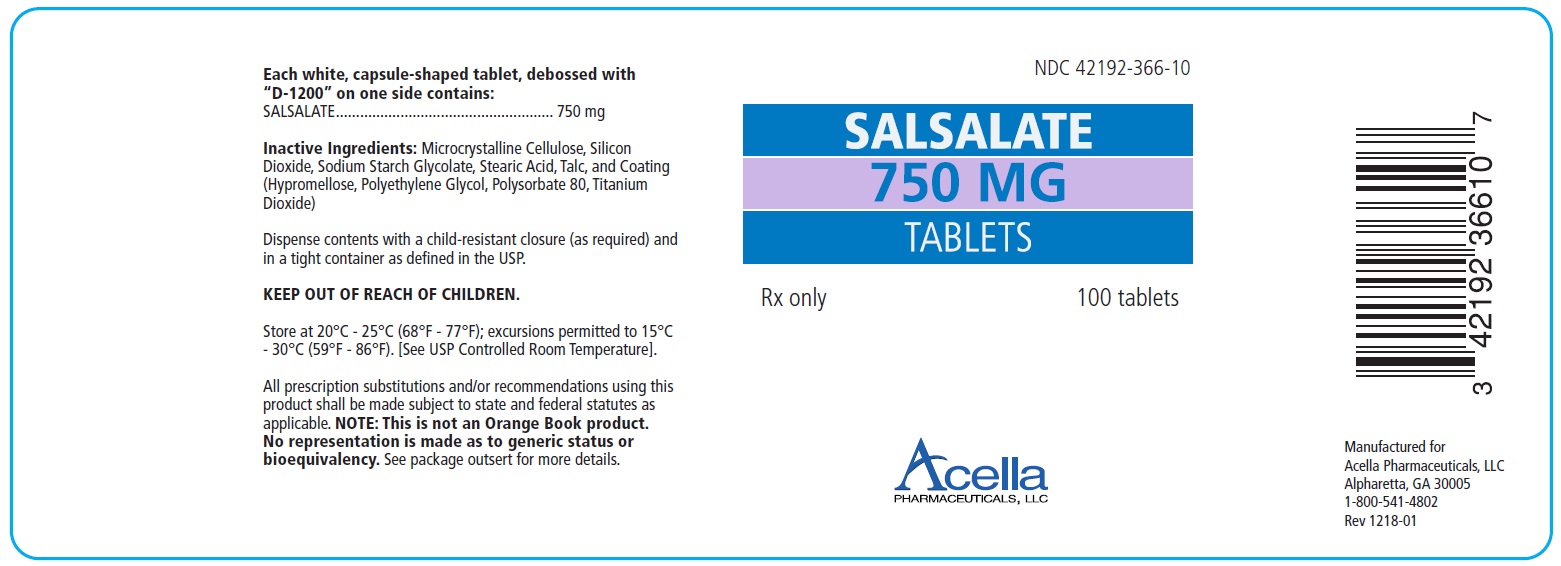 Salsalate 750 mg
