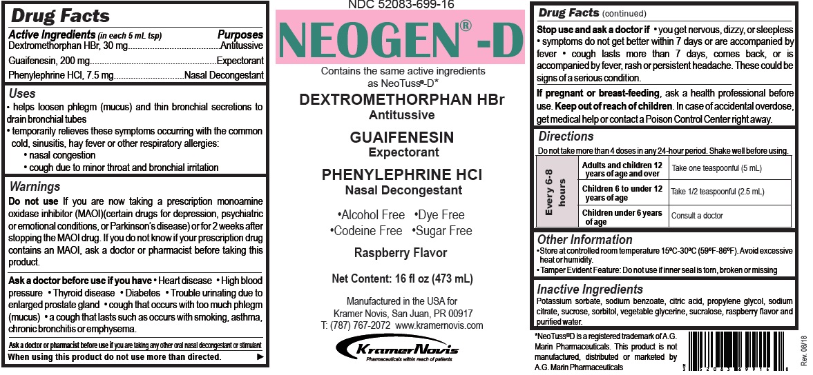 Neogen-d | Dextromethorphan Hbr, Guaifenesin, Phenylephrine Hcl Solution Breastfeeding