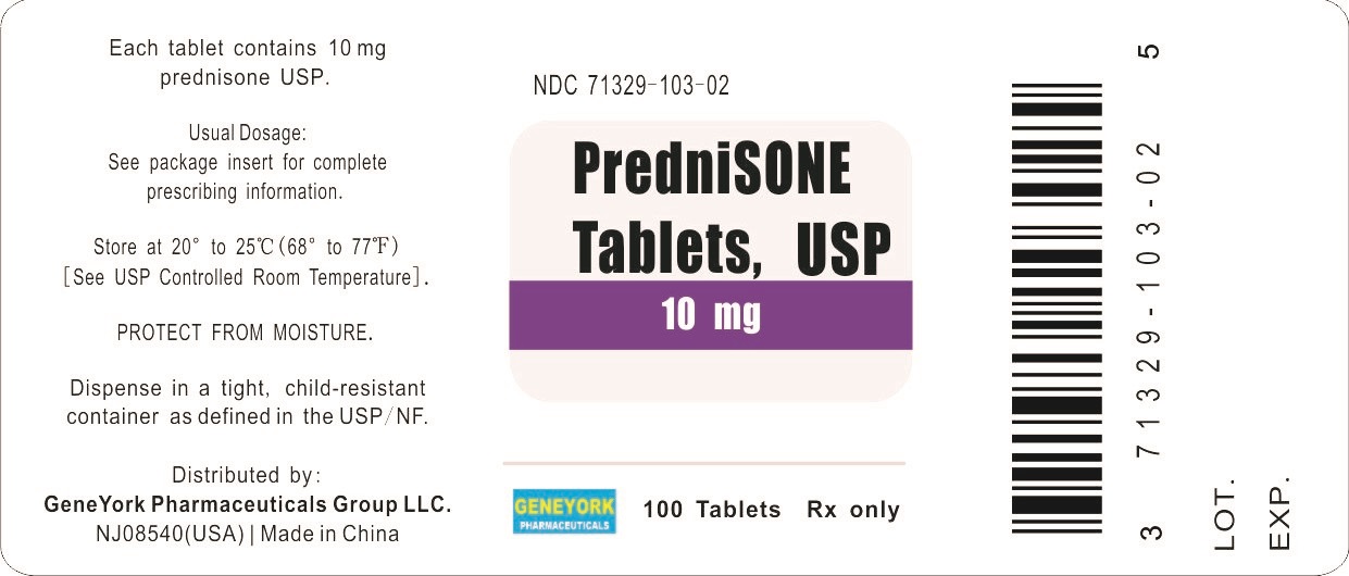 Label 100 tablets for 10 mg