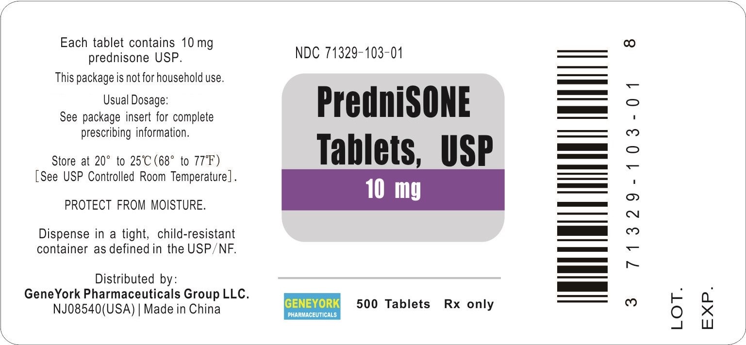 Label 500 tablets for 10 mg