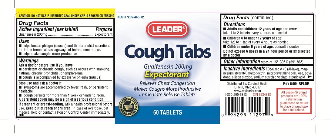 Leader Cough Tabs | Guaifenesin Tablet Breastfeeding