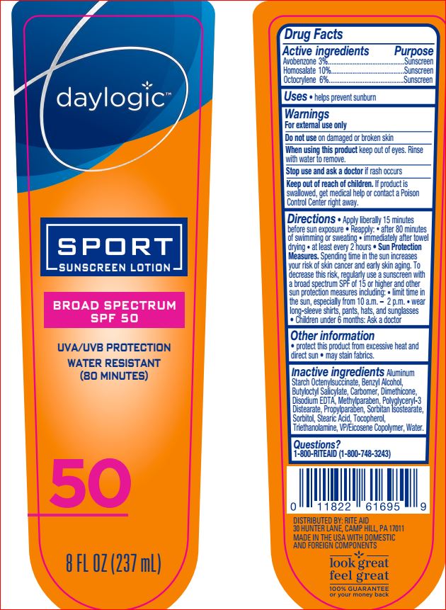 Sunscreen Sport Spf 50 Daylogic | Avobenzone 3.0% Homosalate 10.0% Octocrylene 6.0% Lotion while Breastfeeding