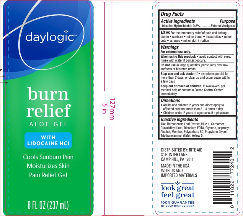 Burn Relief Aloe Daylogic | Lidocaine Hydrochloride 0.5% Gel Breastfeeding