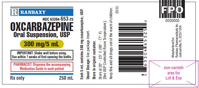 250 mL Bottle Label