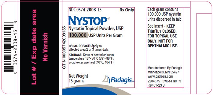 Nystop label image