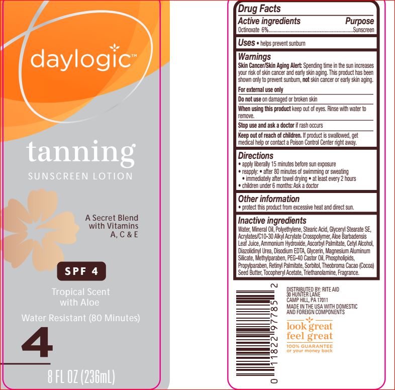 Tanning Sunscreen Spf 4 Daylogic | Octinoxate 6% Lotion Breastfeeding