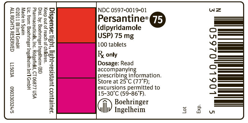 Persantine (dipyridamole usp) Tablets