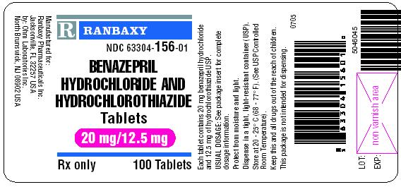 20 mg/12.5 mg label