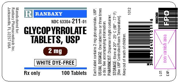 This is the 2 mg-100s label
