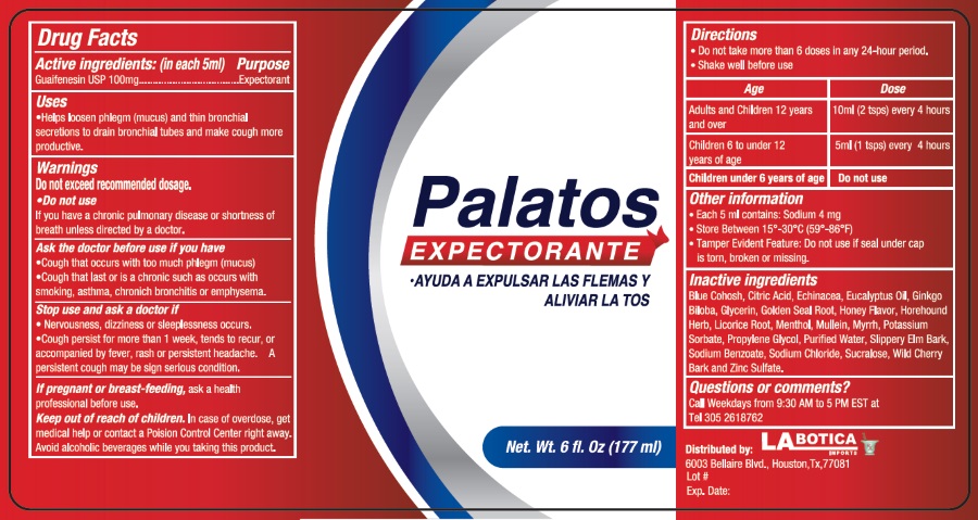 Palatos Expectorante | Guaifenesin Liquid Breastfeeding