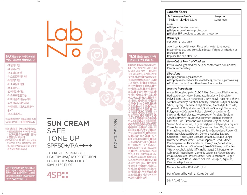 Labno 4sp Safe Tone Up Sun | Titanium Dioxide Cream Breastfeeding