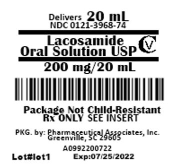 Lacosamide Oral Solution 200 mg/20 mL