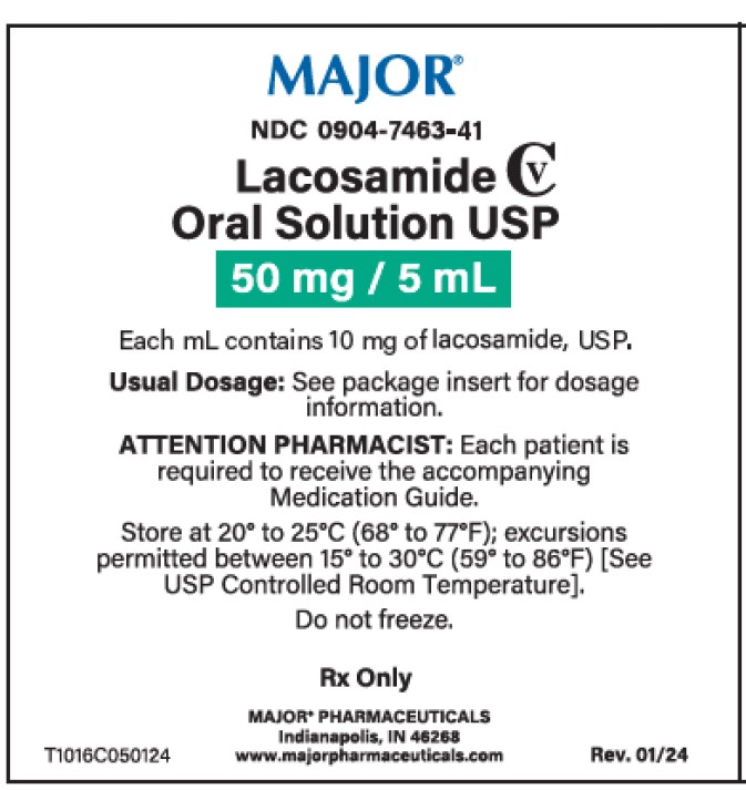 Label Lacosamide Oral Solution