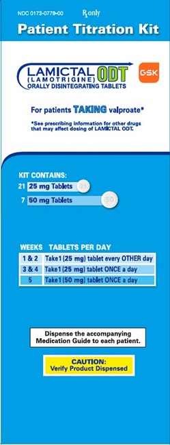 Lamictal ODT Kit Blue 25 mg and 50 mg carton