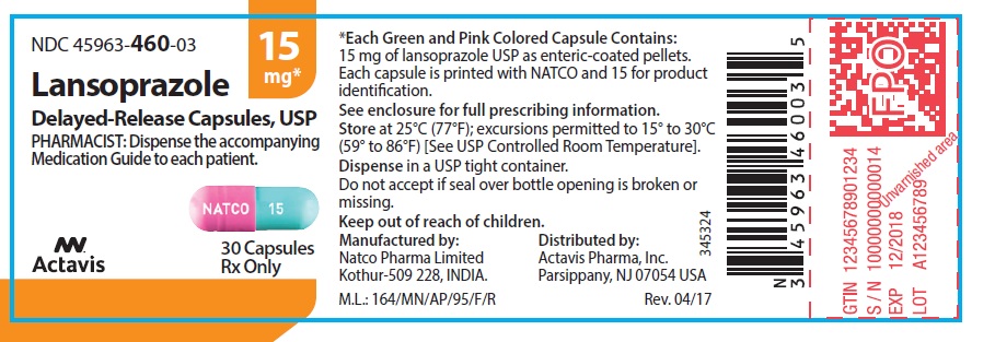 lansoprazole container label