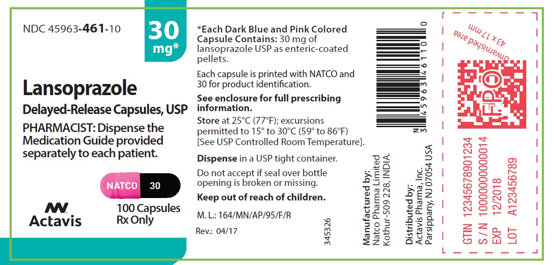 lansoprazole container label