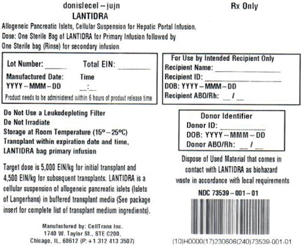 PRINCIPAL DISPLAY PANEL - LANTIDRA Bag Label