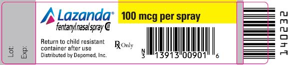 PRINCIPAL DISPLAY PANEL - 100 mcg Label