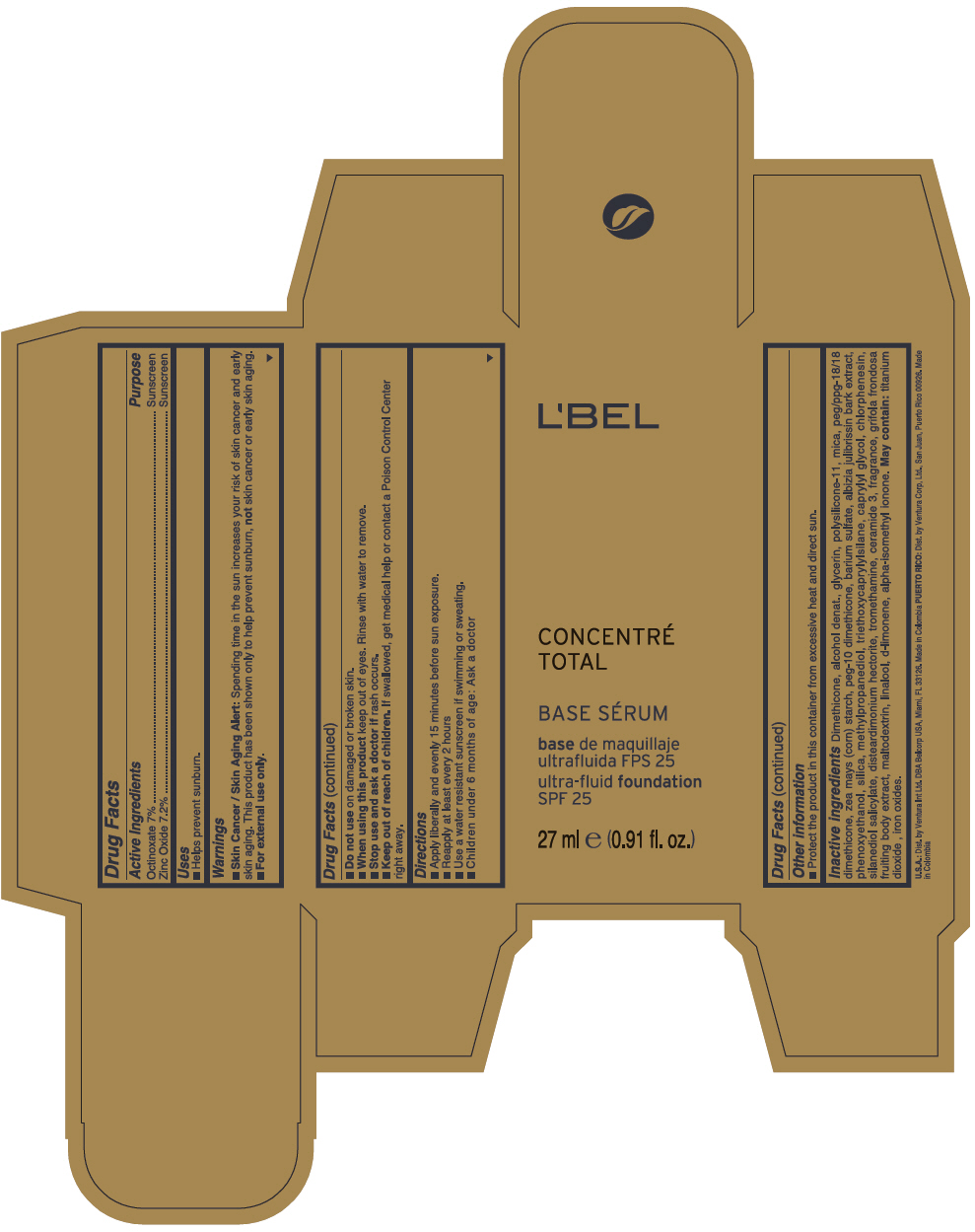 PRINCIPAL DISPLAY PANEL - 27 ml Tube Box - TONO HUT - BEIGE