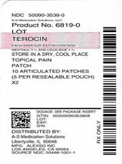 Terocin | Lidocaine, Menthol Patch while Breastfeeding