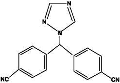 letrozole chemical structure