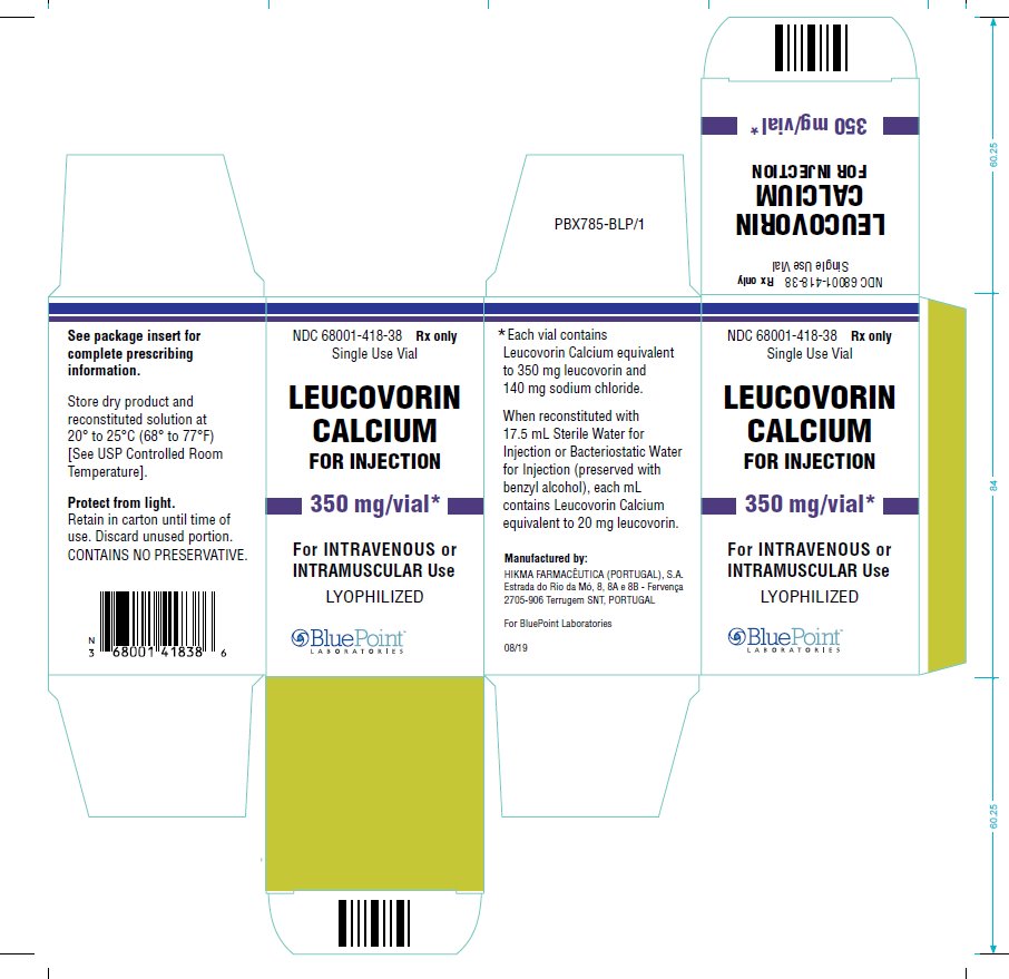 Leucovorin Calcium for Injection 350mg  Carton Rev 08-19