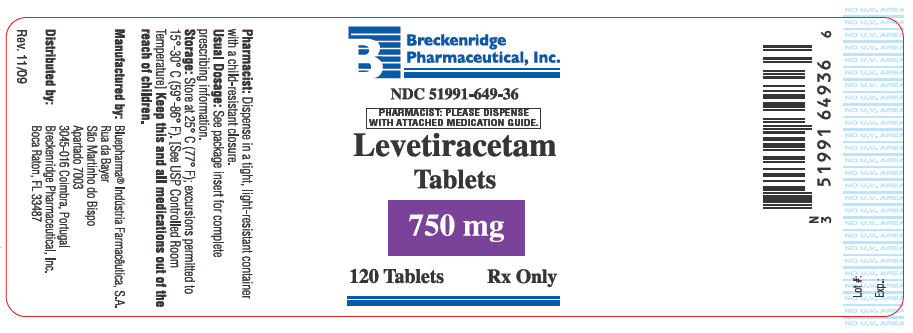 PRINCIPAL DISPLAY PANEL - 750 mg Tablet Label
