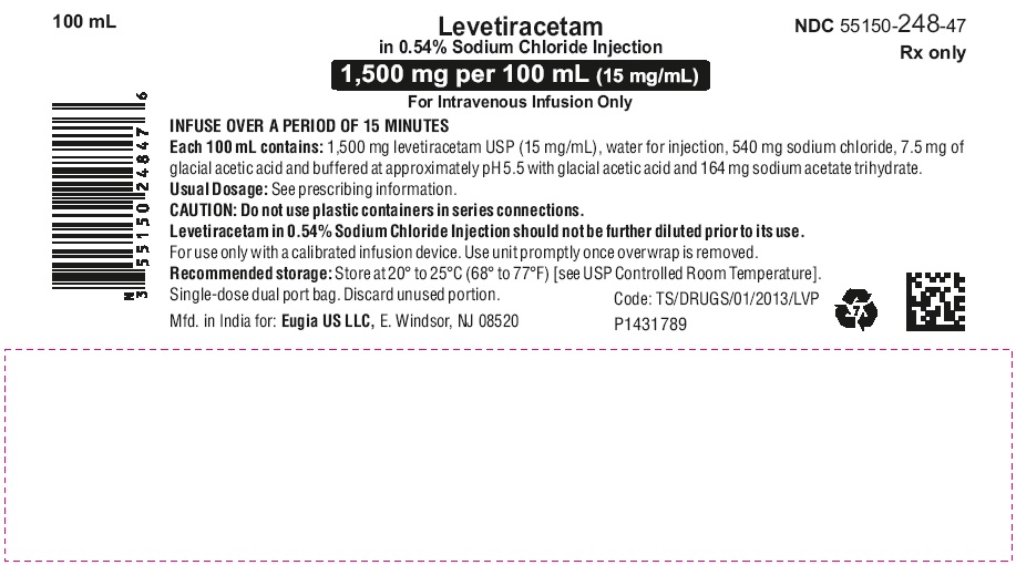 PACKAGE LABEL-PRINCIPAL DISPLAY PANEL - 1,500 mg per 100 mL (15 mg / mL) - Infusion Bag Label