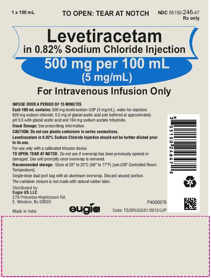 PACKAGE LABEL-PRINCIPAL DISPLAY PANEL - 500 mg per 100 mL (5 mg / mL) - Pouch (Overwrap) Label