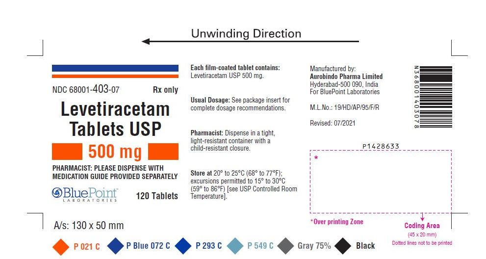 Levetiracetam Tablets USP 500mg
