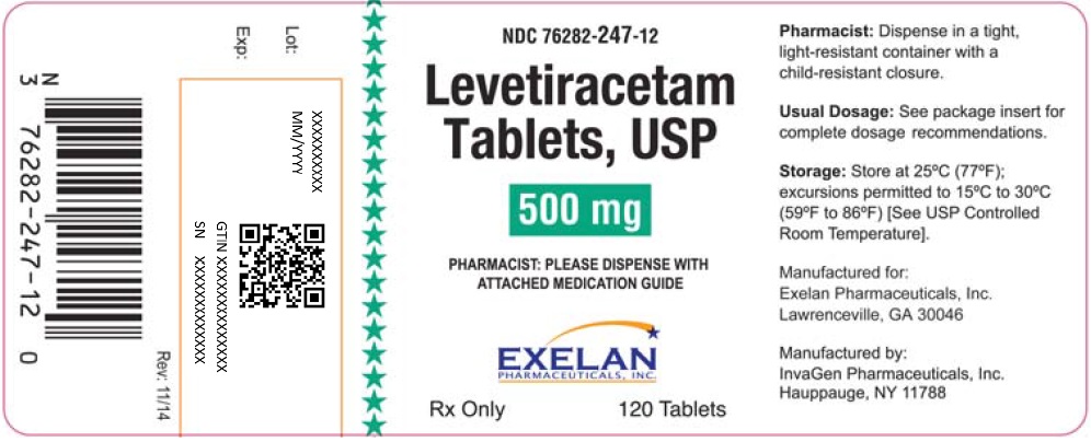 Levetiracetam 500 mg Tablets, USP
