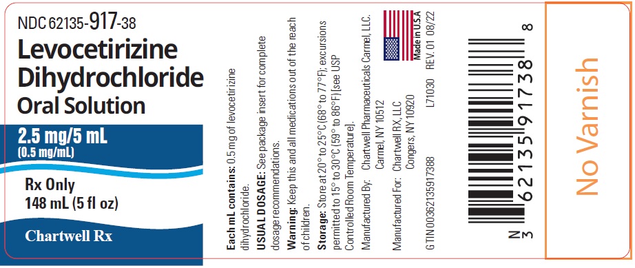 Levocetirizine Dihydrochloride-148mL Bottle Label