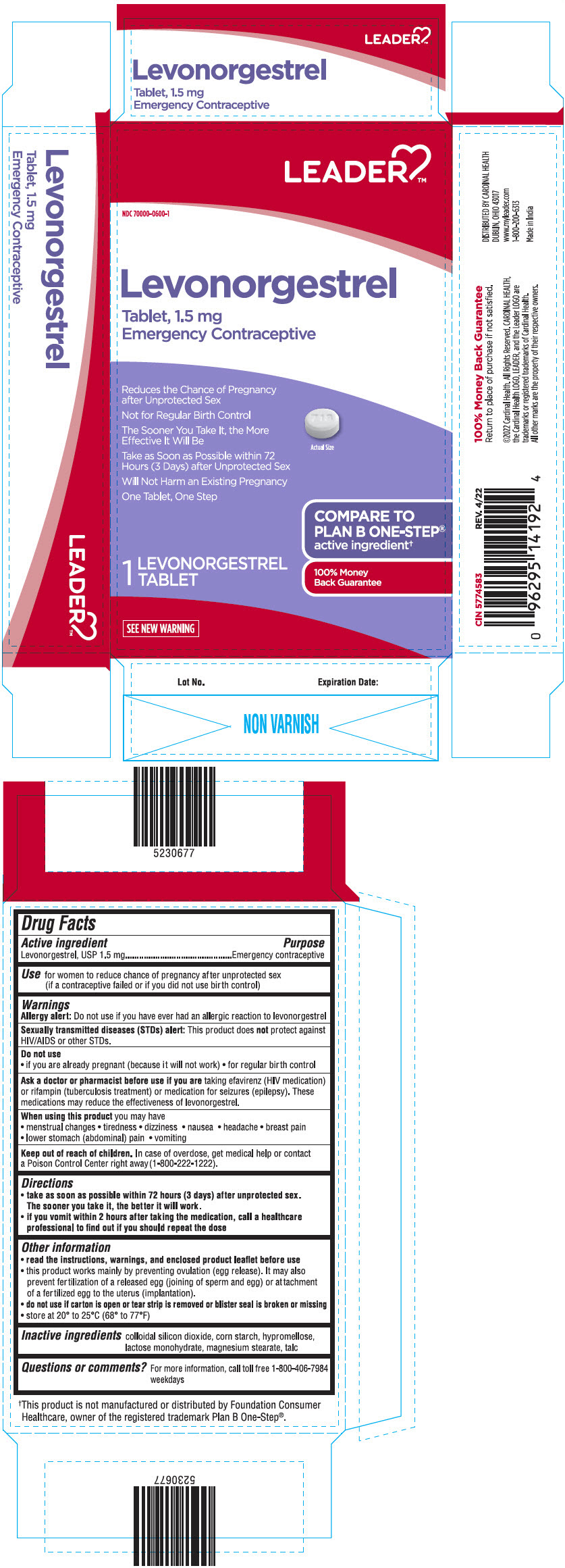 PRINCIPAL DISPLAY PANEL - 1.5 mg Tablet Blister Pack Carton
