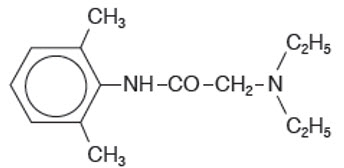lidocaine chemical structure