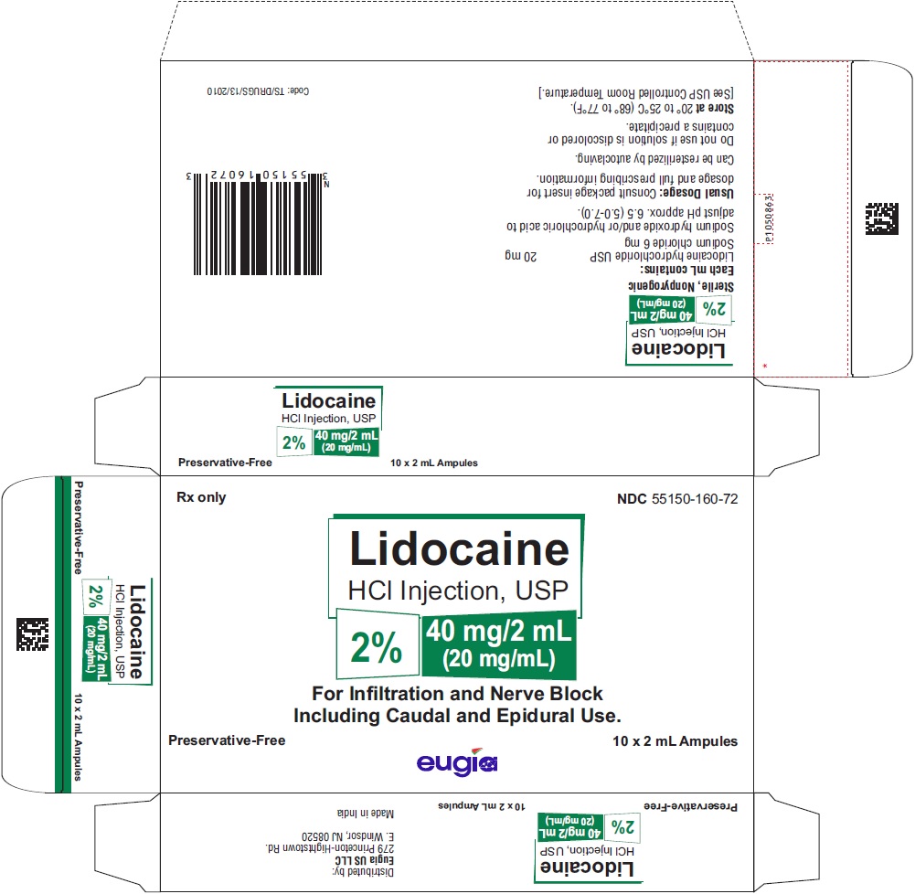 PACKAGE LABEL-PRINCIPAL DISPLAY PANEL - 2% 40 mg/2 mL (20 mg/mL) - 2 mL Container-Carton [10 Ampules]