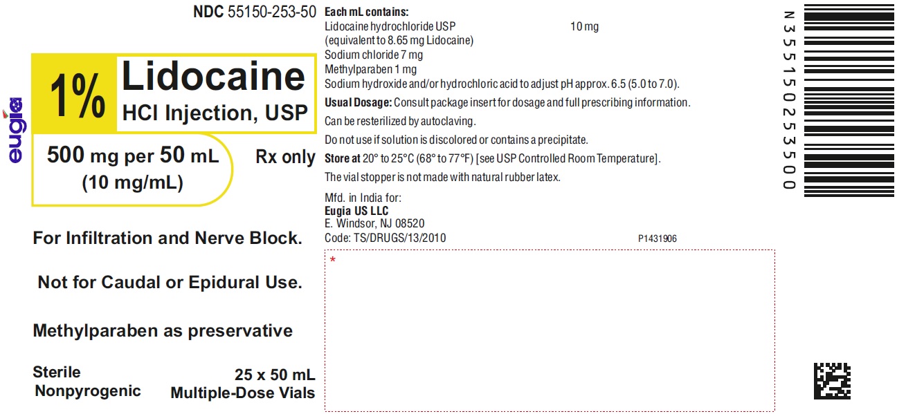 PACKAGE LABEL-PRINCIPAL DISPLAY PANEL - 1% 500 mg per 50 mL (10 mg / mL) - 50 mL Container-Carton Label [25 Vials]