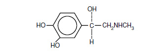 Epinephrine Chemical Structure