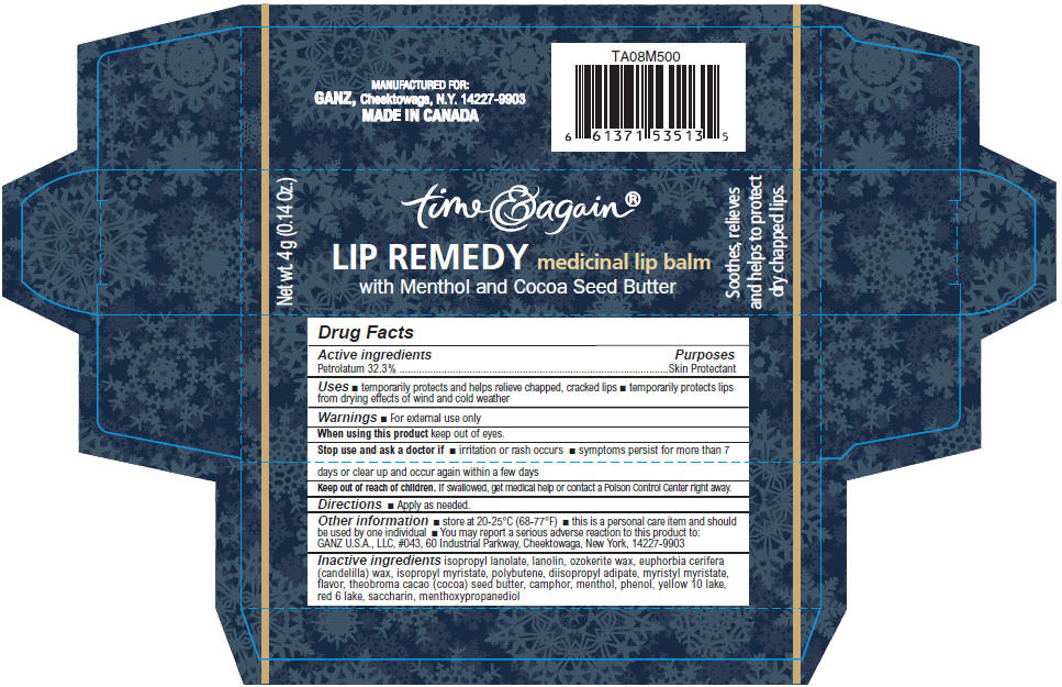 Lip Remedy Medicinal Lip Balm Blue | Petrolatum Stick Breastfeeding