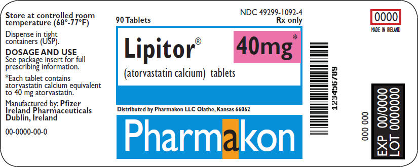 PRINCIPAL DISPLAY PANEL - 40 mg Tablet Label