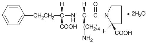 Lisinopril Chem Structure